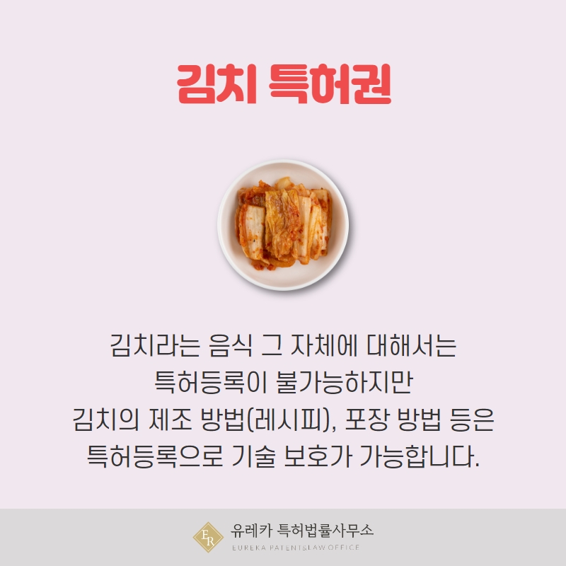 김치 특허권