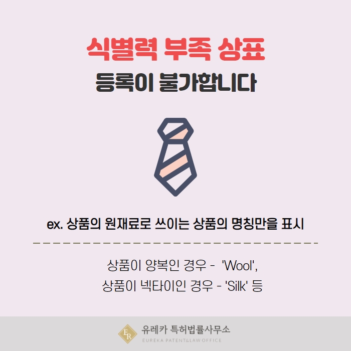 식별력 부족 상표