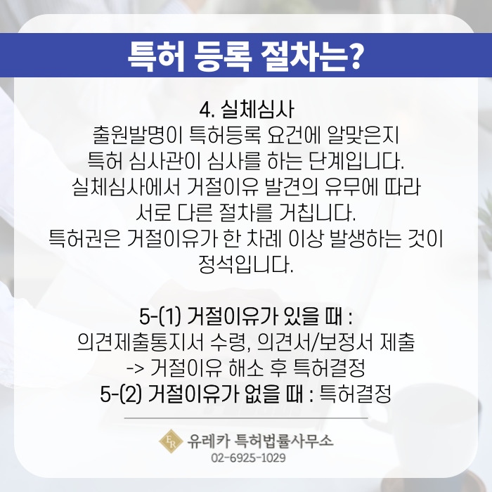특허 등록 절차는?