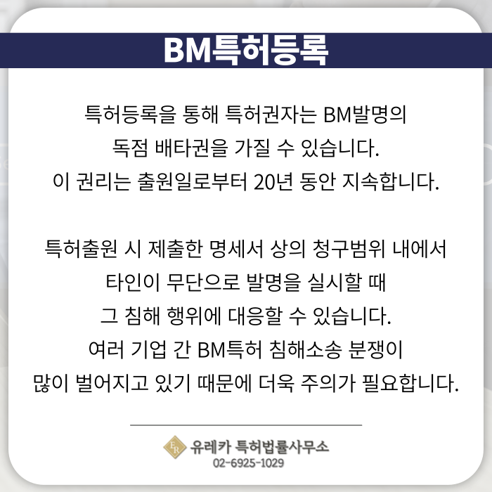 BM특허출원-BM특허등록-BM특허절차-BM특허발명