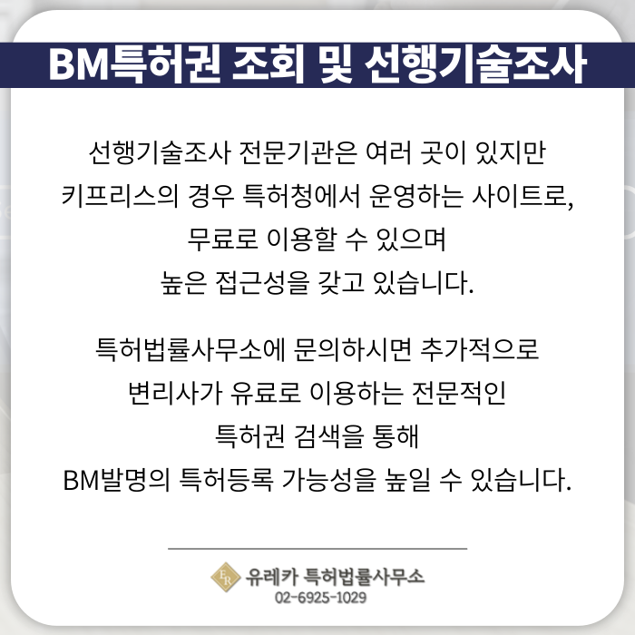 BM특허출원-BM특허등록-BM특허절차-BM특허발명-선행기술조사