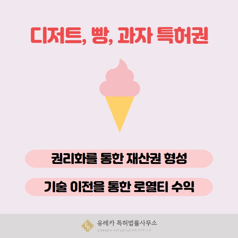 디저트 빵 과자 특허권