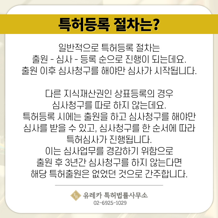특허등록 절차는?