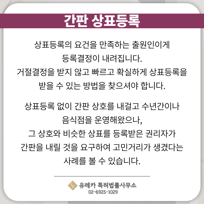 간판상표등록
